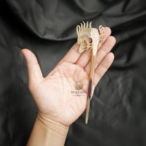 Bâtonnets de cheveux de dragon pour des chignons Bâtons de cheveux de corne pour des cheveux pour des femmes Bâtons de cheveux pour des cheveux longs accessoires de cheveux