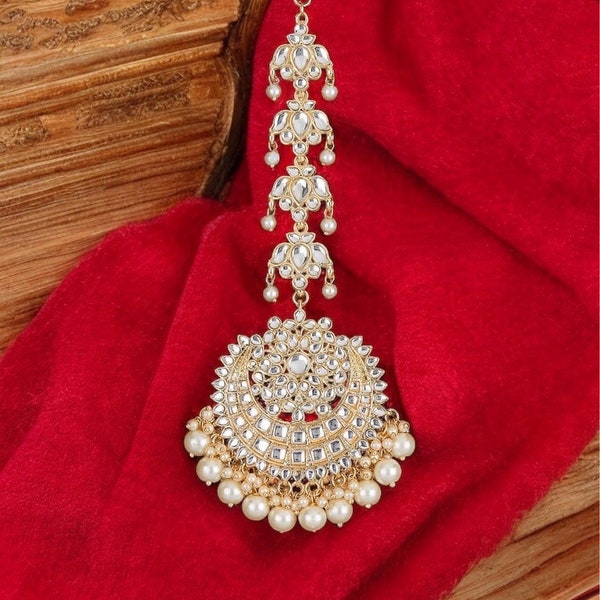 Maang Tikka/ Punjabi Jewelry/ Pakistani Jewelry/South Asian Jewelry/ Indian Wedding Jewelry