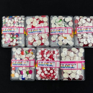 Round Bindis: Red & Colored Indian Forehead Stickers