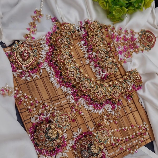 Pakistani Bridal Jewelry Set - Etsy
