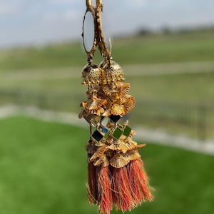 Mirror Parandas/ Long Parandas/ Indian Wedding Accessories/ Multi Paranda/ Jaggo Paranda/ Handmade Indian Wedding Accessory