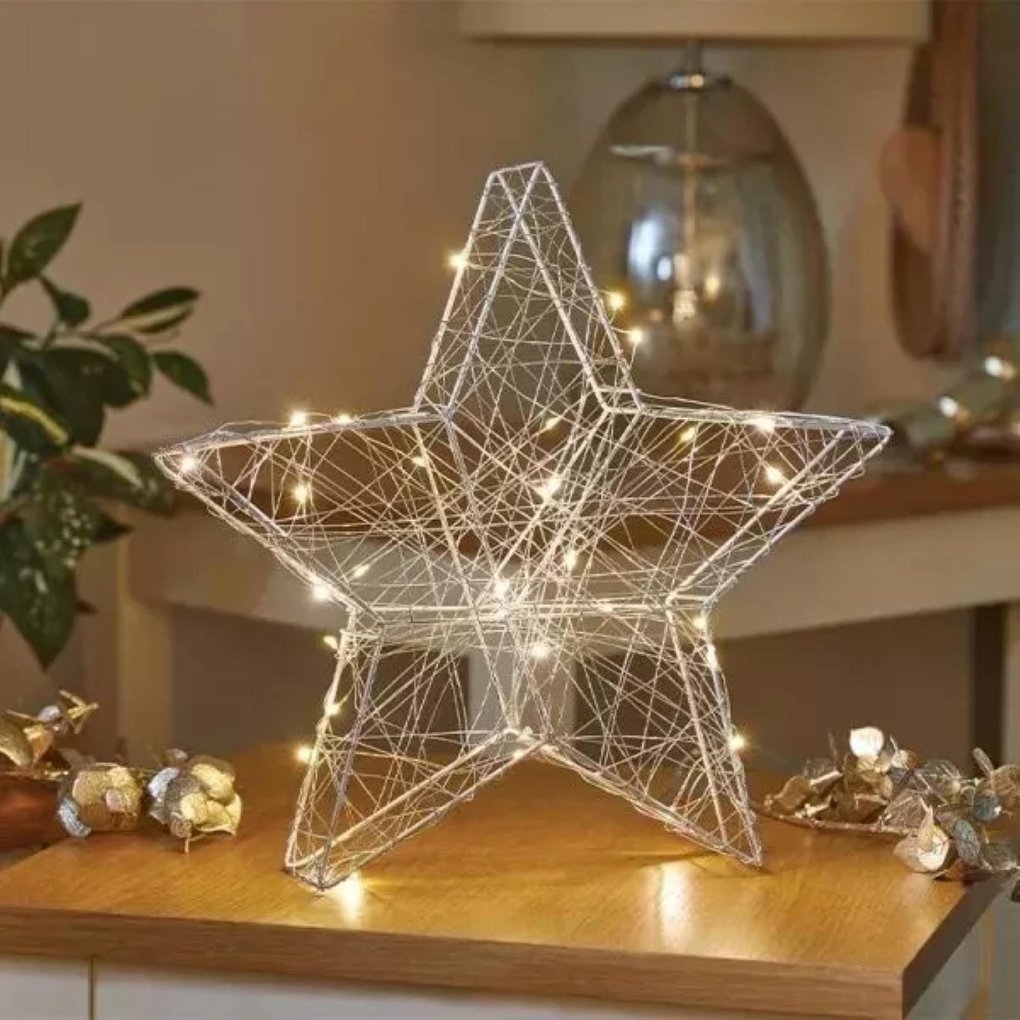 Giant Outdoor Lighted Star Shop Christmas Star Large 60cm Window/Wall