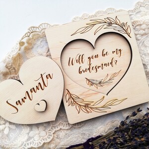 Invitation for bridesmaid, maid of honor, godmother, will you be my godmother, will you be my maid of honor, will you be my bridesmaid