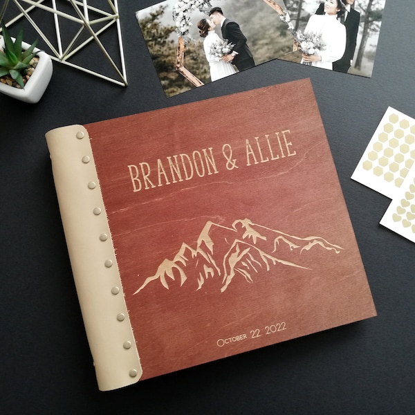 Mountain Photo Album, Wedding Album, Travel Photo Album, Our Adventure Book, My Adventure, Scrapbook, Photo Album