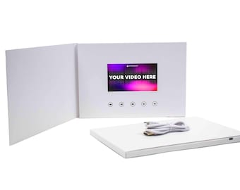 Folleto de vídeo en blanco (vídeo personalizable) 36 HORAS Regalo de boda