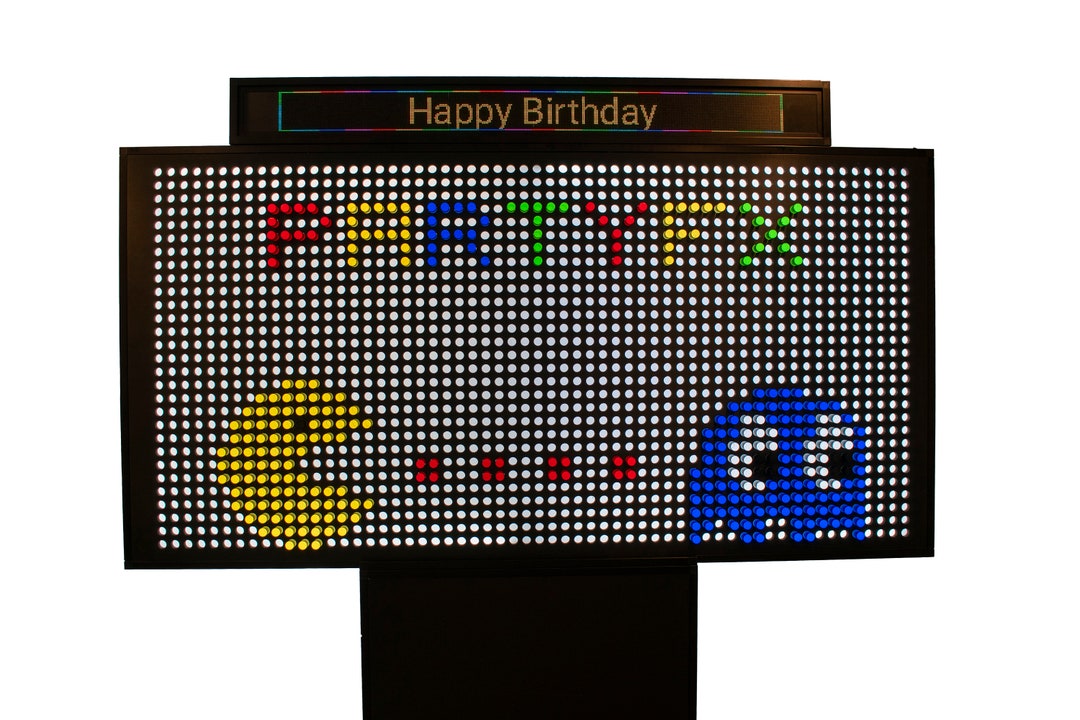Six Foot Programmable LED Sign - Giant Lite Brite Topper - Control ...