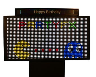 Letrero LED programable de seis pies - Giant Lite Brite Topper - Tableta de control incluida