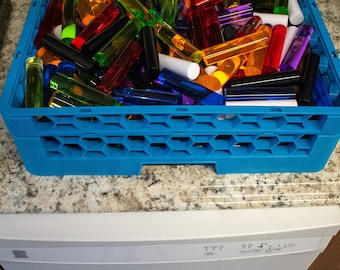 Contenedor de saneamiento para clavijas Giant Lite Brite - Caja de lavado de clavijas apta para lavavajillas