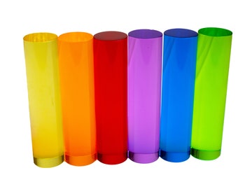 Giant Lite Brite *Kid Safe* Single Peg Sample | Light Bright Round Polished Clear Rod | Smooth Acrylic Dowel