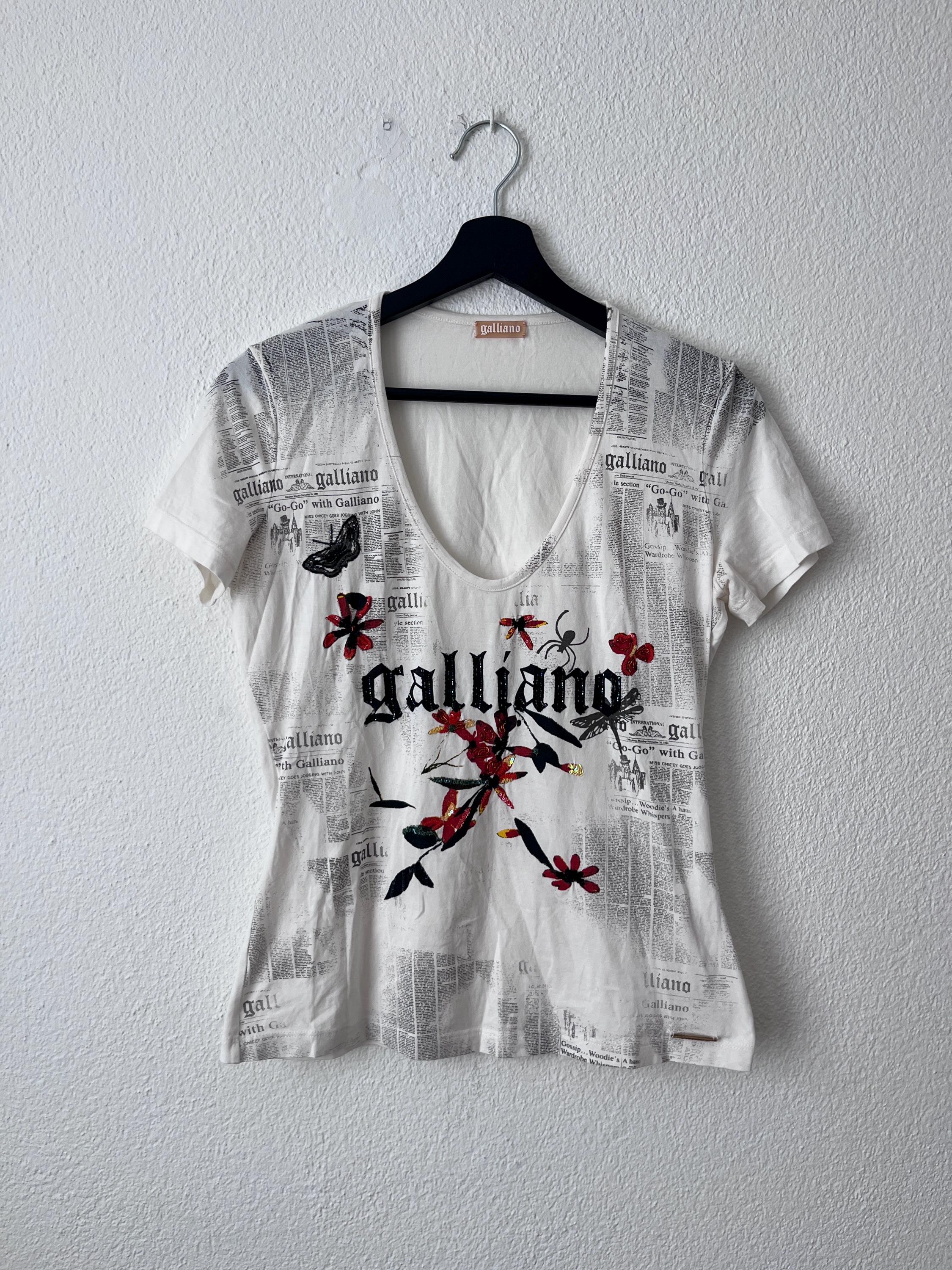 John Galliano Newspaper Shirt - Etsy Canada