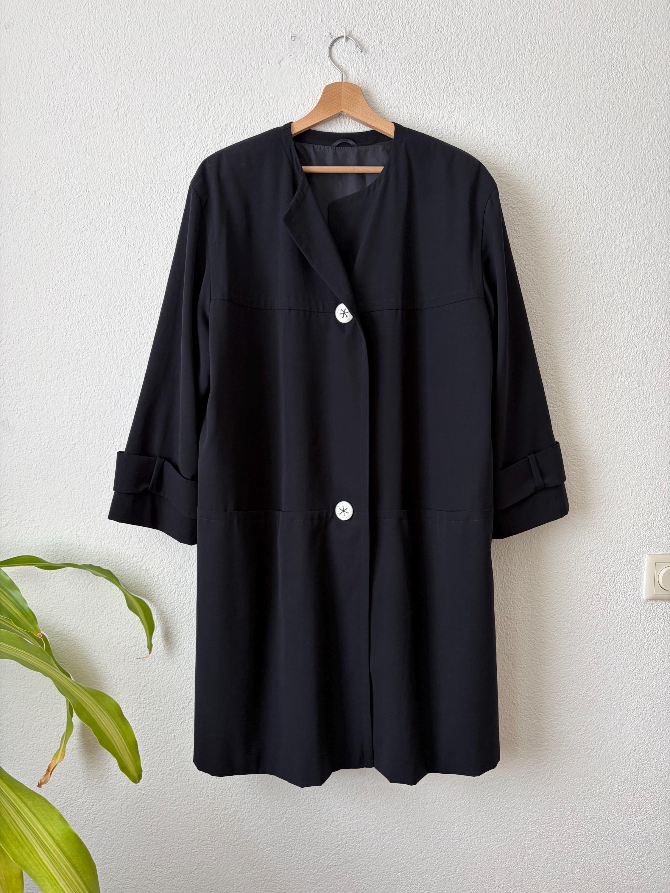 Collarless Wool Coat - Etsy