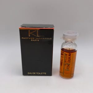 Karl Lagerfeld KL women EDT 5ml Miniature perfume / Small 5ml / 1986’s Vintage