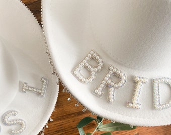 Pearl and Rhinestone Letters