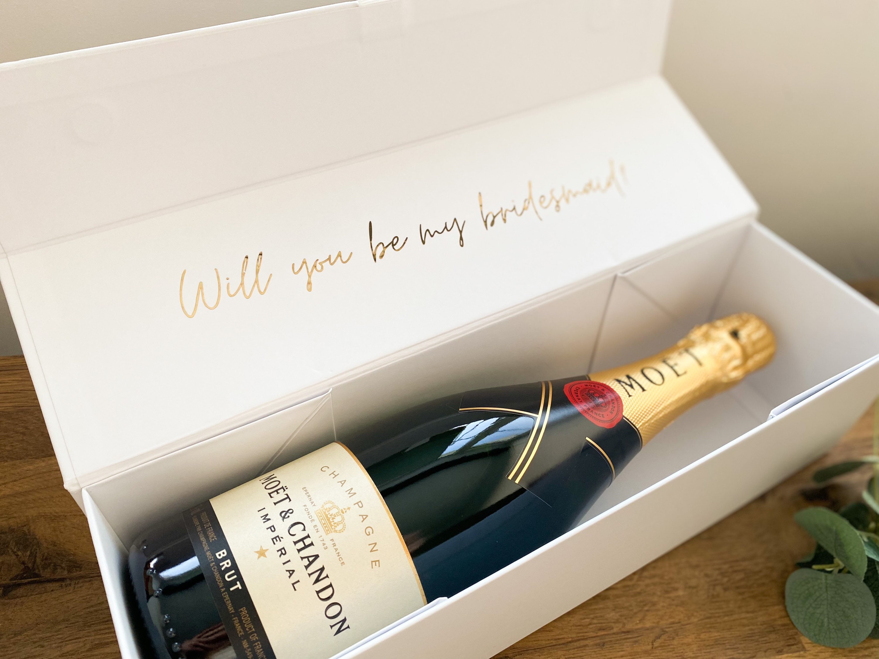 Bridesmaid Proposal Box Champagne Flute Tumbler – Breezy Box Curations