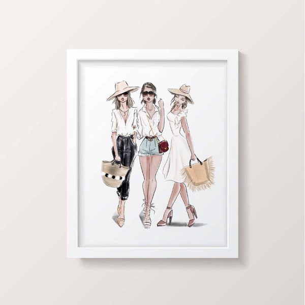 Artprint Girls Summer Streetstyle