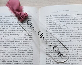Once Upon a Time Bookmark | Acrylic with Chiffon Ribbon