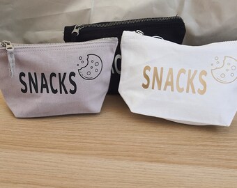 Bolsa de algodón para snacks / Bolsa de viaje para niños