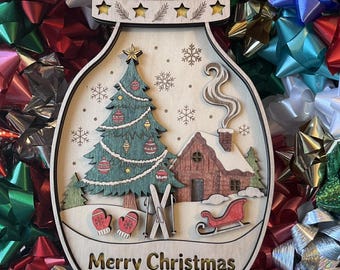 Christmas door sign, holiday decoration svg, merry christmas, gift for her,holiday wall sign,holiday themed laser file design,cardinal svg
