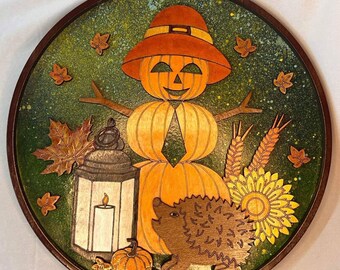 Fall Sign Svg, Round sign Svg, Spooky door sign, Pumpkin svg for lasers, Laser cut file, Fall round sign, trick or treat, Wall decor