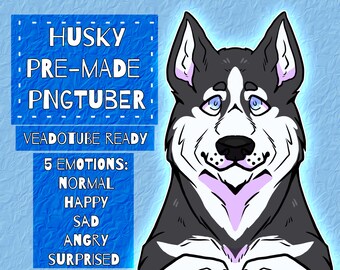 Husky Premade PNGTuber