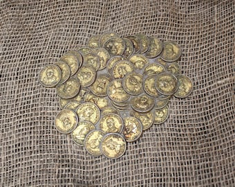 Vintage Pile of Coins Novelty Paperweight