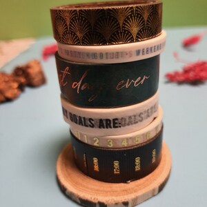Washi Tape 6 Rollen bulletjournal bujo planner maskingtape notebook scrapbook journaling scrapbooking lettering Karten Blitzversand #9