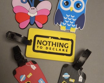 Luggage tags Luggage tags Different variations Vacation Plane Suitcase Train Travel bag Travel address Gift Lightning fast shipping