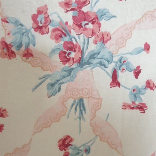 Colefax and Fowler vintage floral curtains 1985 lined