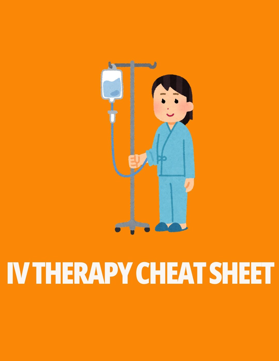 IV Therapy Cheat Sheet Nursing Study Guide IV Fluids &infusion ...