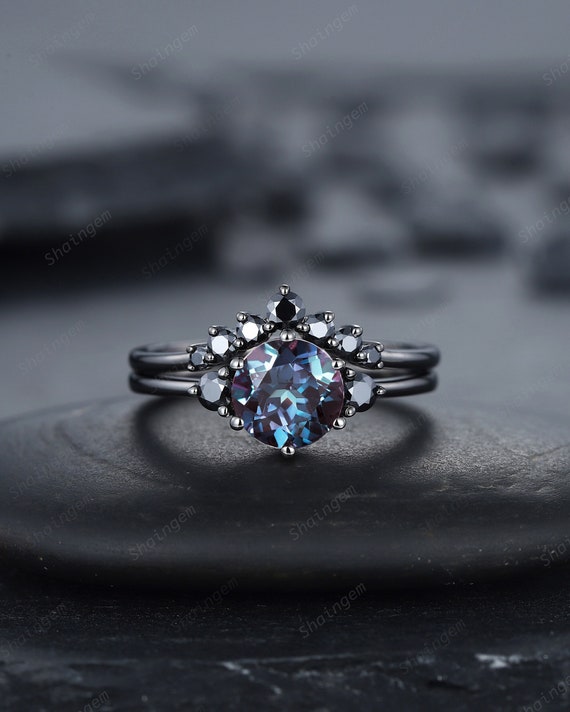 Black rhodium 2024 bridal set