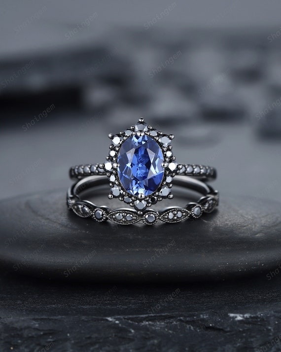Black rhodium 2024 bridal set