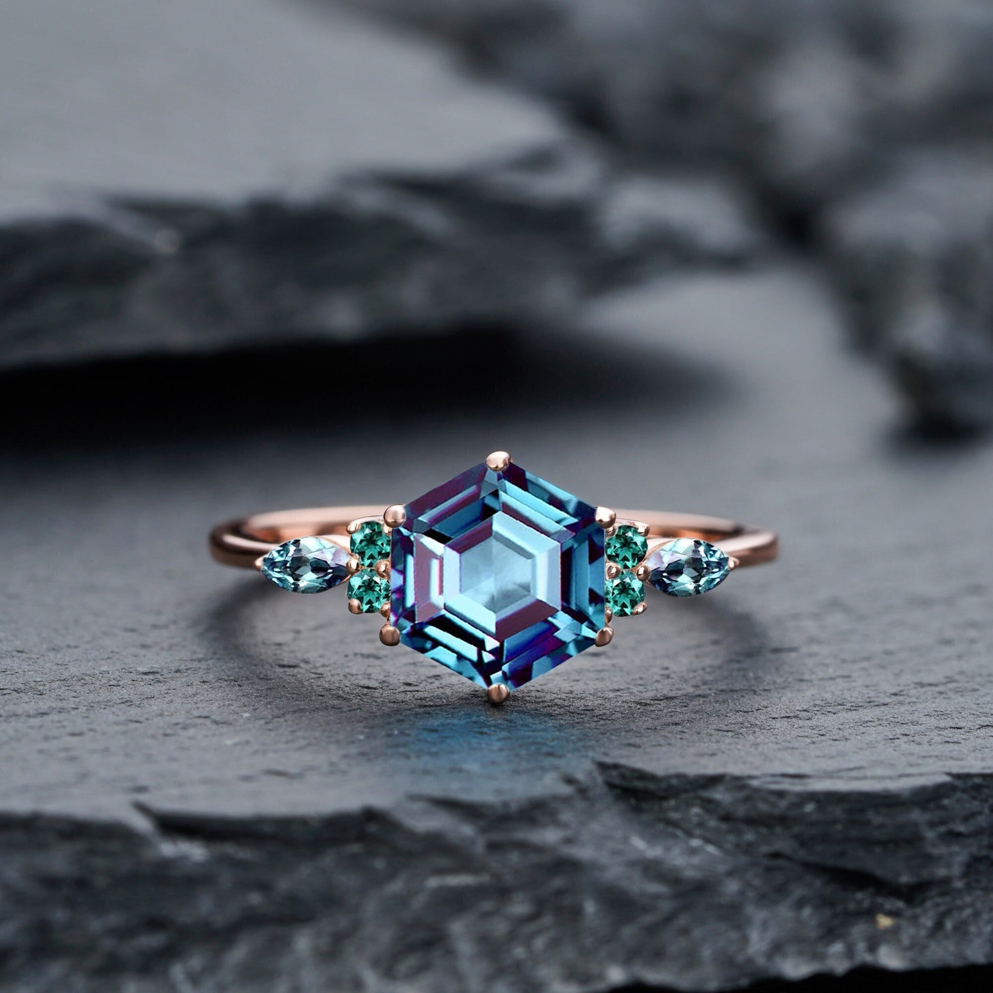 Montana Sapphire Rings - Poetry of Luxe Jewelry