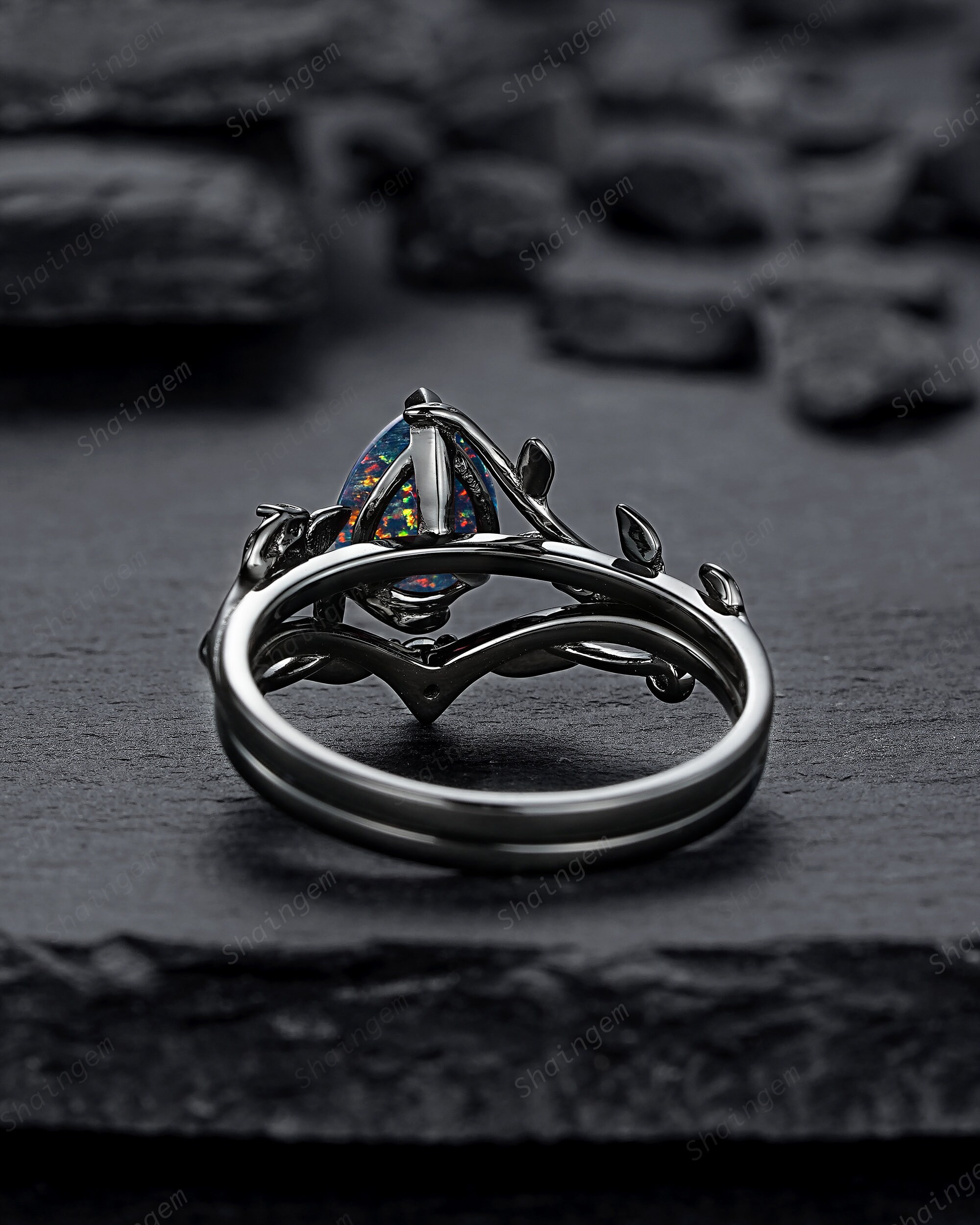 アスティエ　クリスマスオーナメント　ENGAGEMENT RING BLACK アスティエ クリスマスオーナメント ENGAGEMENT RING BLACK ASTIER de