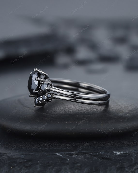 Black rhodium bridal set deals