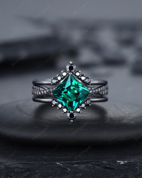 Black rhodium 2024 bridal set