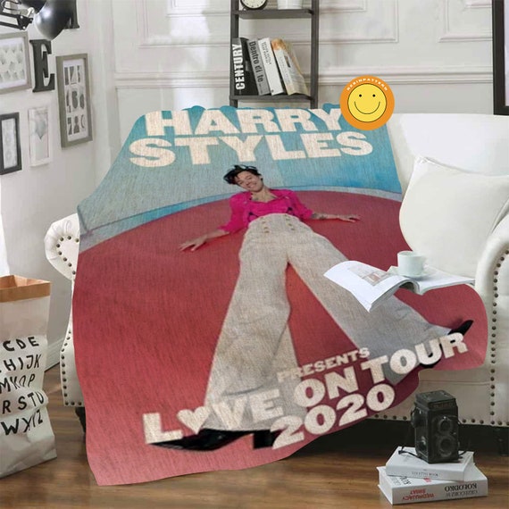 Harry Styles Art Blanket Harry Styles Bedding Decor Harry Etsy