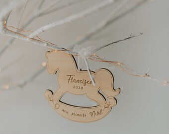 P E R S O N A L I Z E D · rocking horse ·  ORNAMENT ·