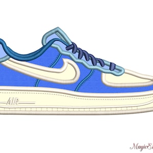 Sneakers APPLIQUE , Sport Sneaker Machine Embroidery Designs, Shoe APPLIQUE Design Instant Download