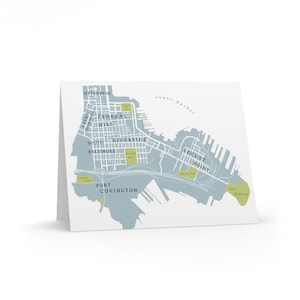 Blank Greeting Cards (8 Card Pack) - Federal Hill / Riverside / South Baltimore Neighborhoods, Baltimore, Maryland
