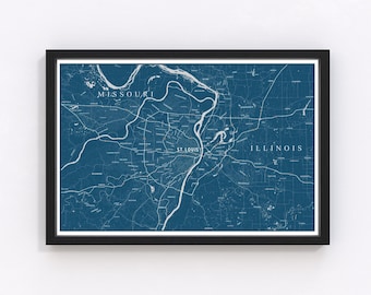 Greater St. Louis, Missouri Map