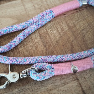 Dog leash rope Mermaid 1 m with hand strap image 1