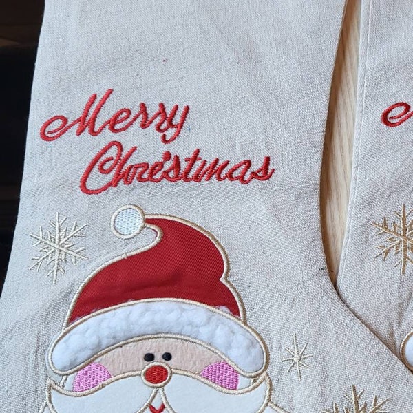 Nikolausstrumpf Weihnachtsstrumpf personalisiert mit Namen