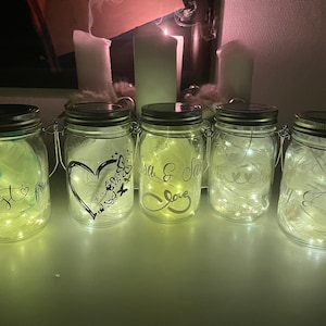 Solar lamps personalized love friendship