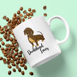 Dachshund lover mug - Sausage dog lover coffee cup - Sausage dog gift - Dachshund lover- Cute dachshund - Wiener dog - Dachshund mum/dad