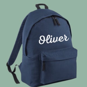 Personalised back to school backpack - Children&#39;s school bag - Kid&#39;s personalised gifts - School accessories