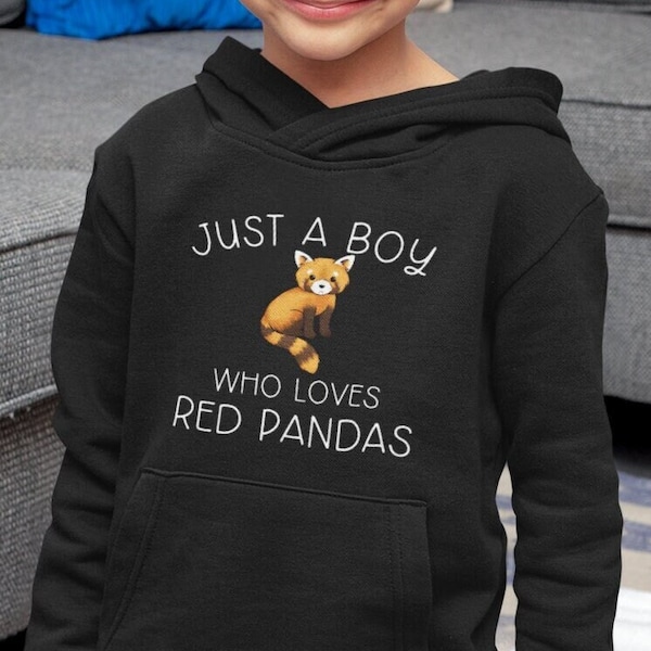 Red Panda Appliqued Fleeced Hoodie Co-ord Set