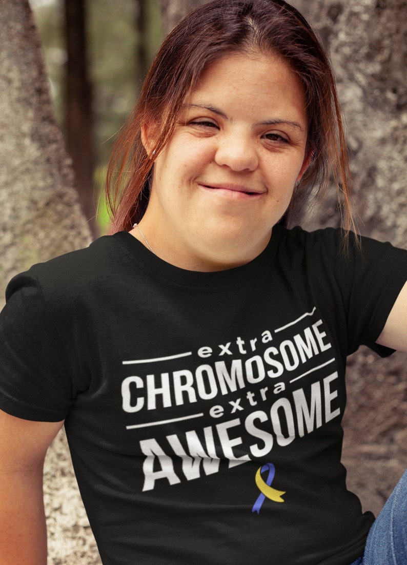 Downs Syndrome Tshirt Extra Chromosome, Extra Awesome Children's Sizes Down Syndrome Shirt