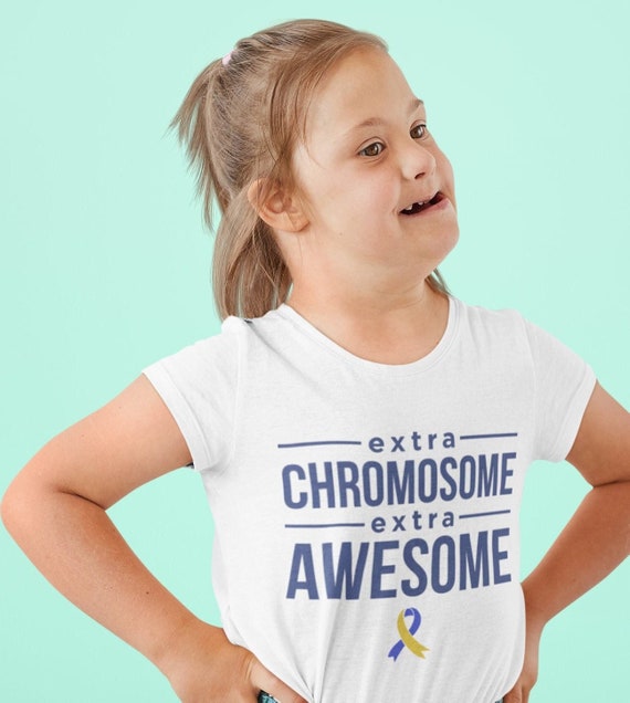 Down Syndrome Extra Chromosome T Shirt Gift Boy Girl Kids Down Syndrome Extra Chromosome T Shirt Gift Boy Girl Kids