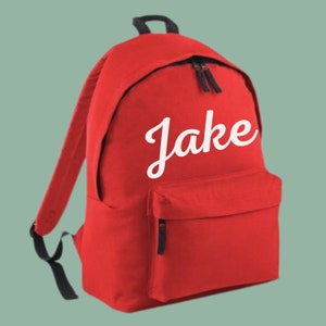 Personalised back to school backpack - Children&#39;s school bag - Kid&#39;s personalised gifts - School accessories