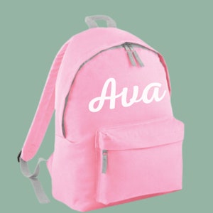 Personalised back to school backpack - Children&#39;s school bag - Kid&#39;s personalised gifts - School accessories